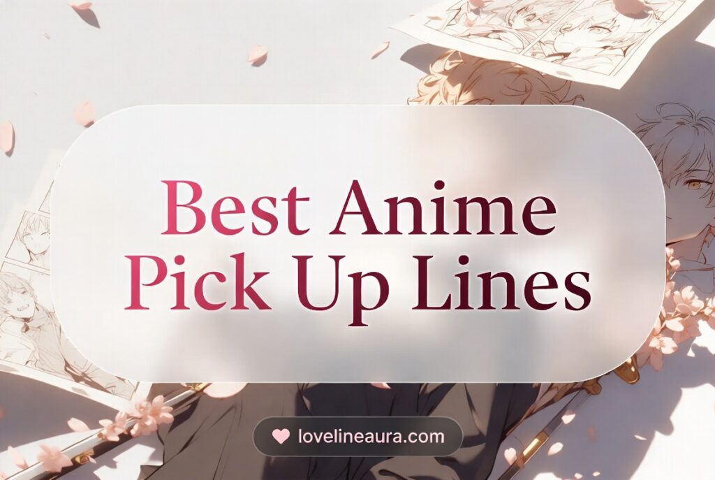 Anime Pickup Lines