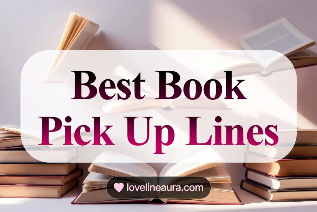 Book Pickup Lines