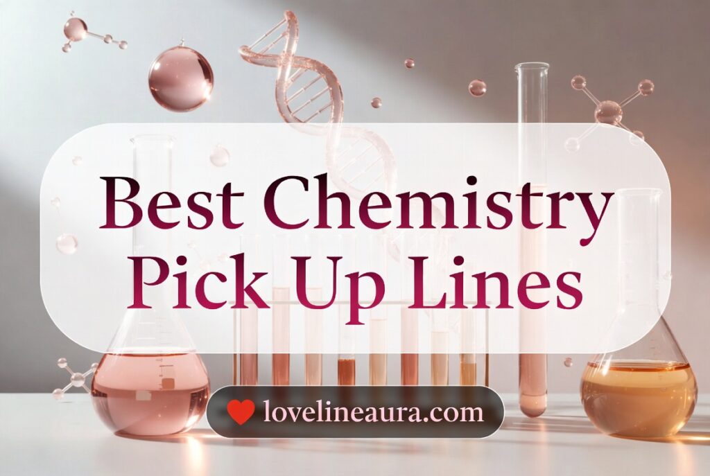 Chemistry Pickup Lines