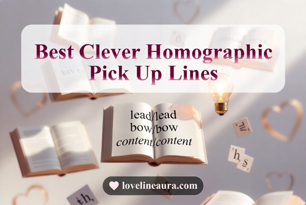 Clever Homographic Pickup Lines