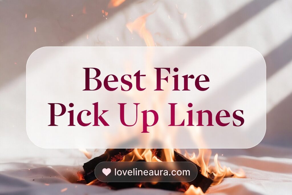 Fire Pickup Lines