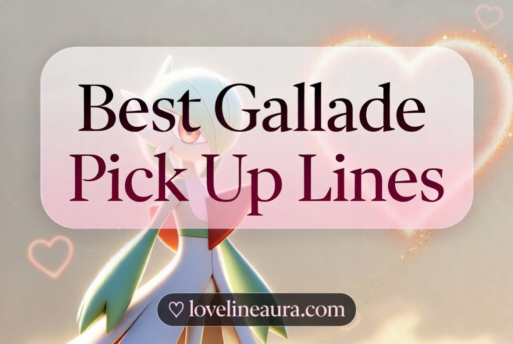 Gallade Pickup Lines