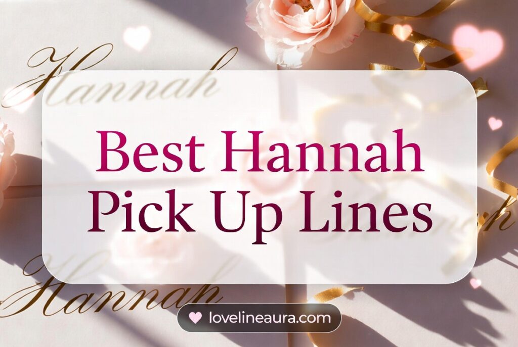 Hannah Pickup Lines