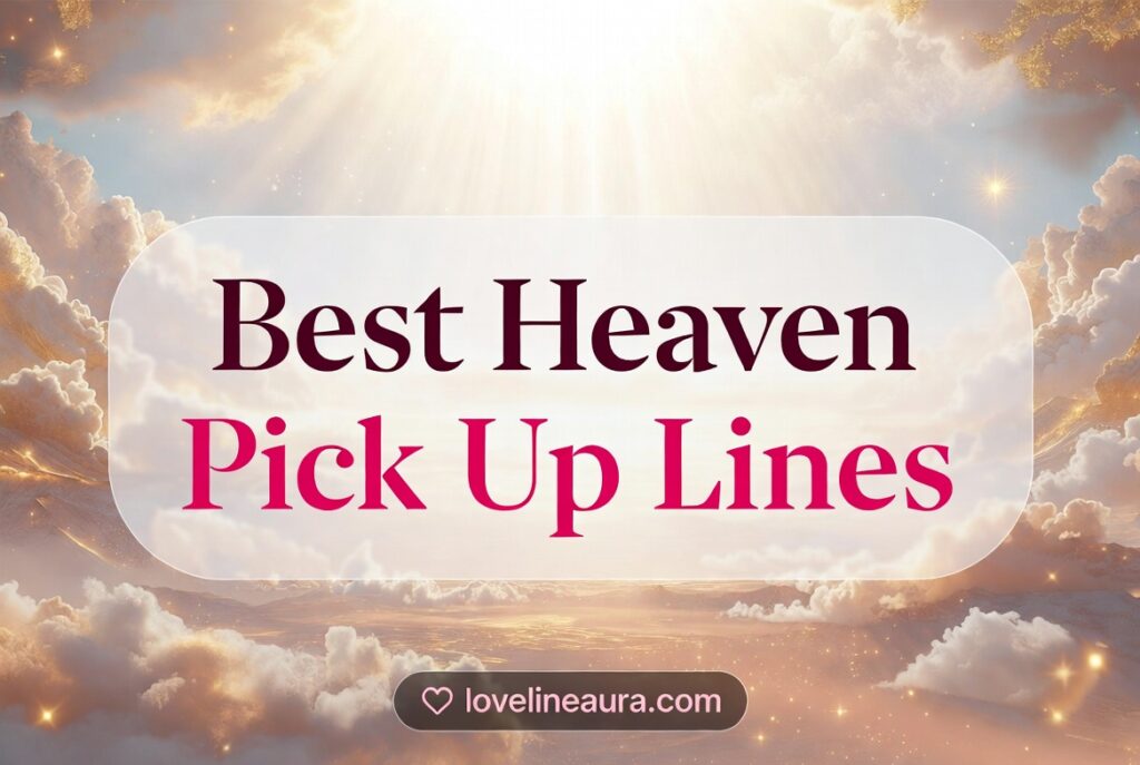 Heaven Pickup Lines