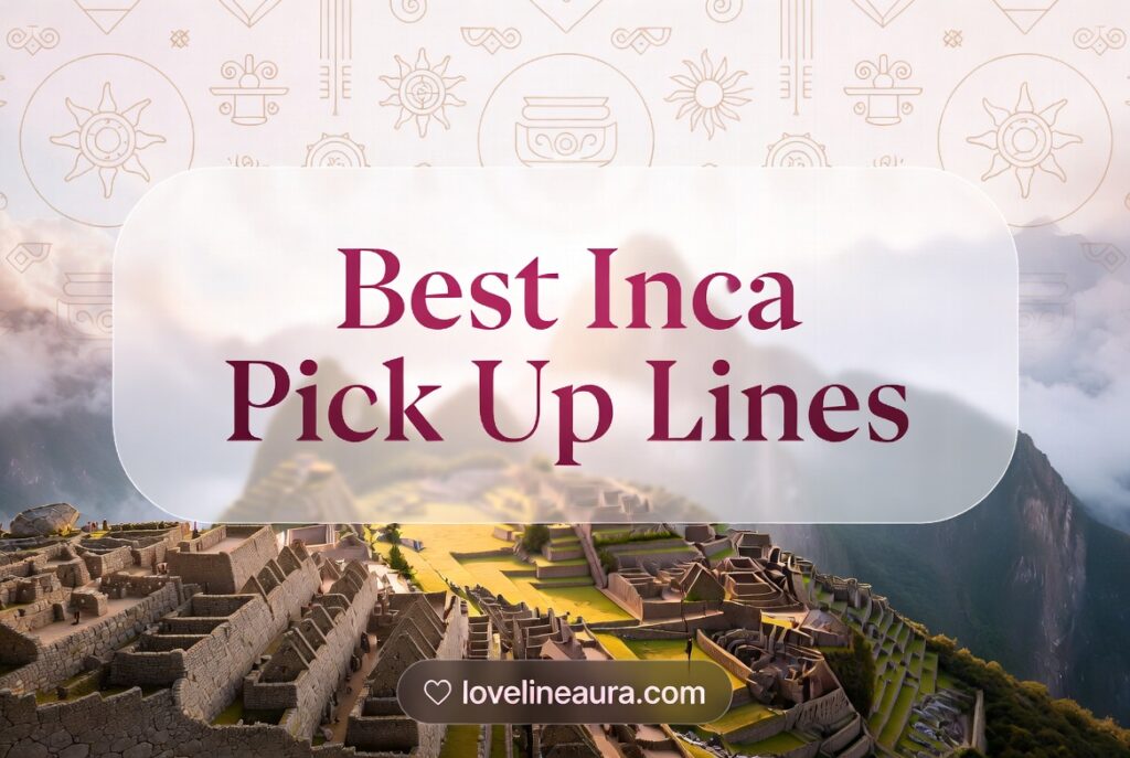 Inca Pickup Lines