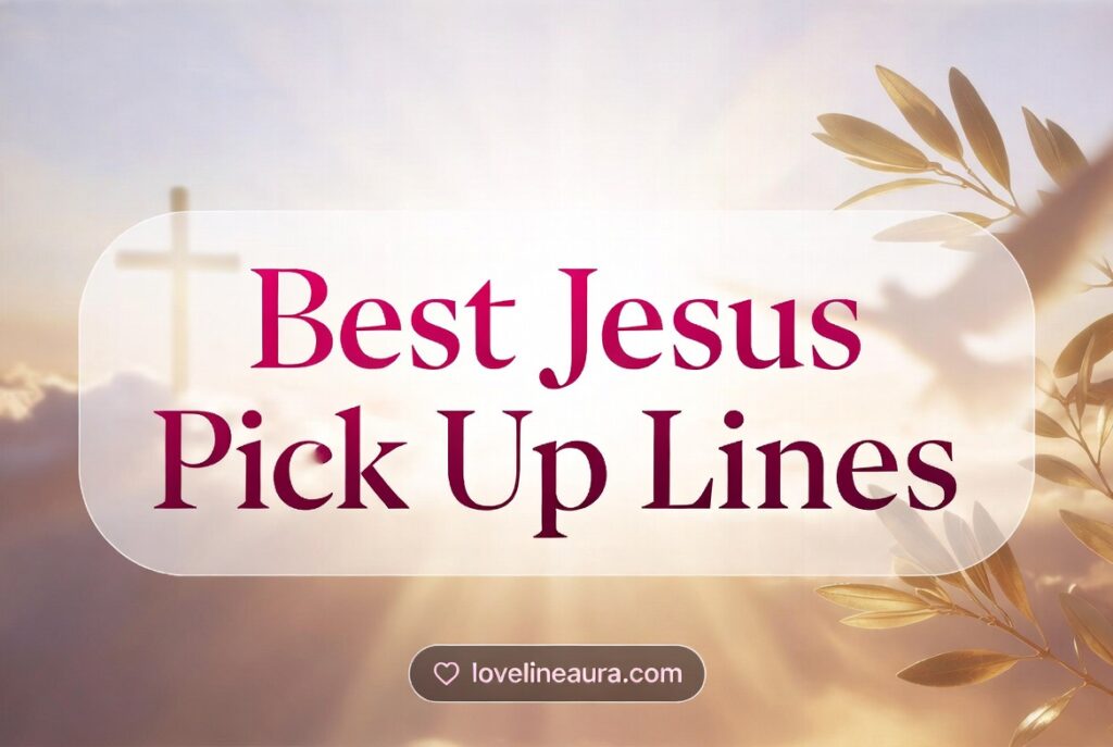 Jesus Pickup Lines