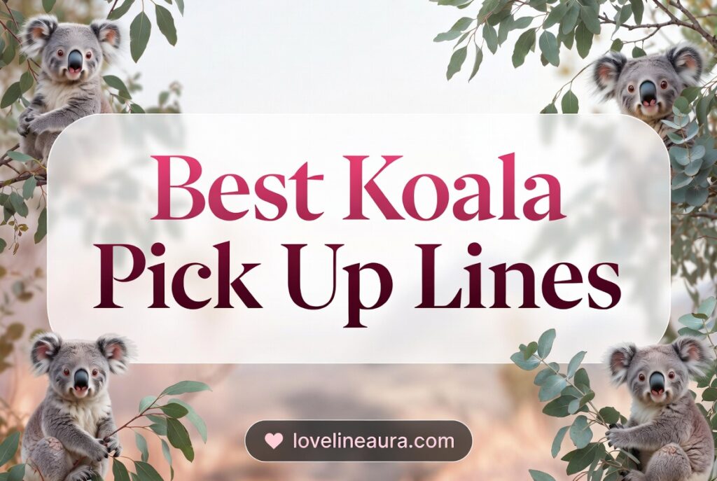 Koala Pickup Lines