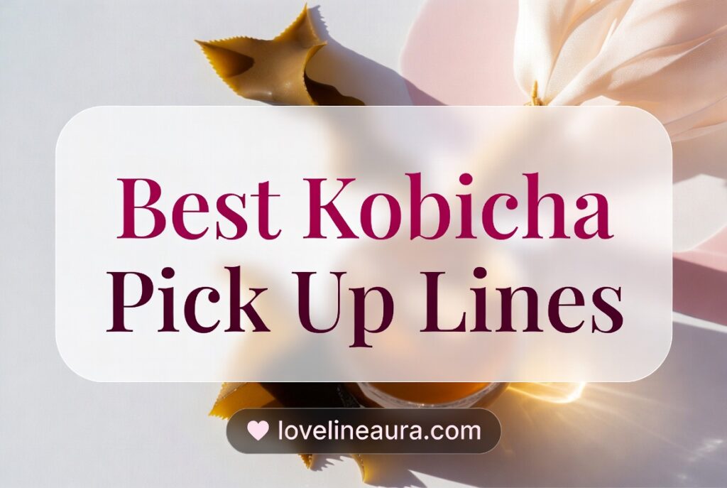 Kobicha Pickup Lines