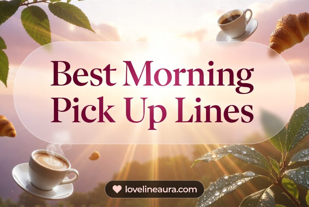 Morning Pickup Lines