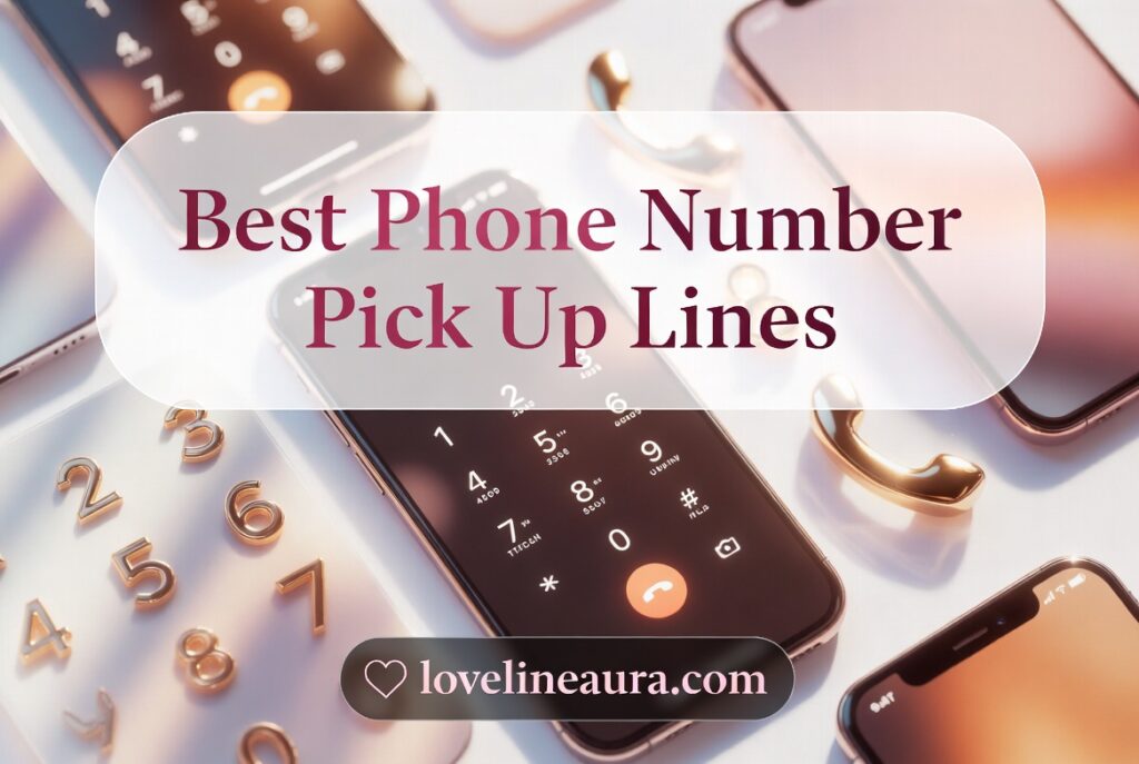Phone Number Pickup Lines