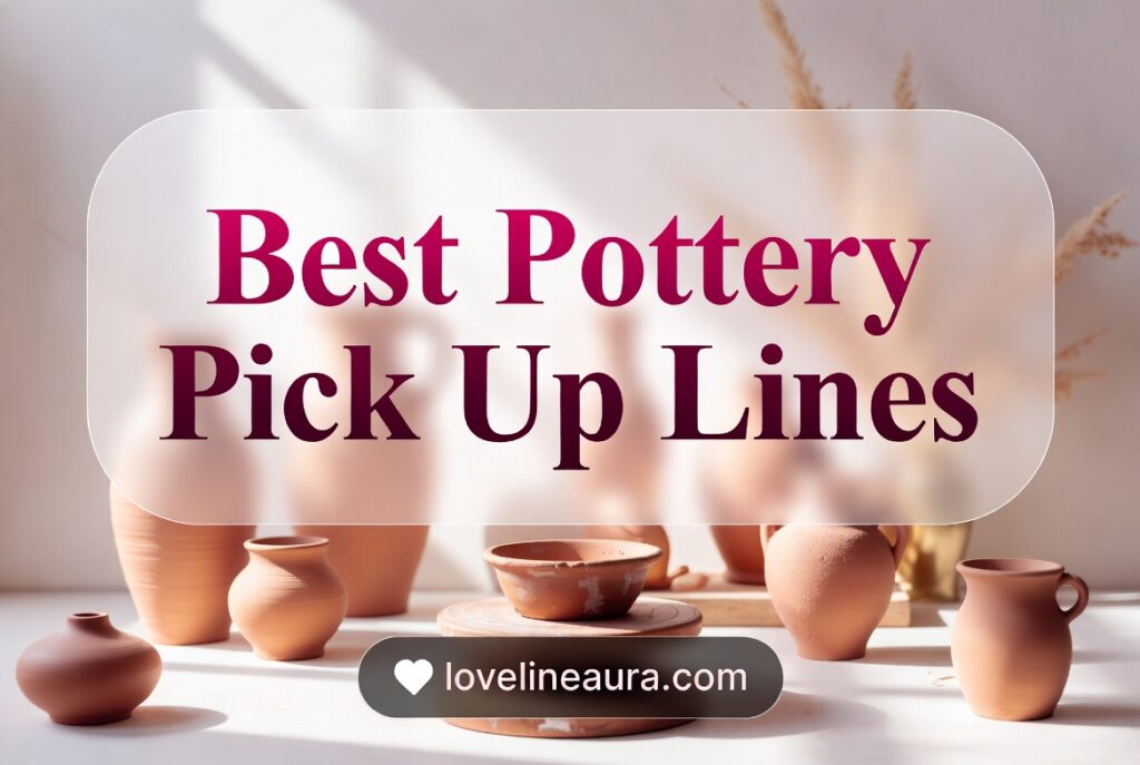 Pottery Pickup Lines