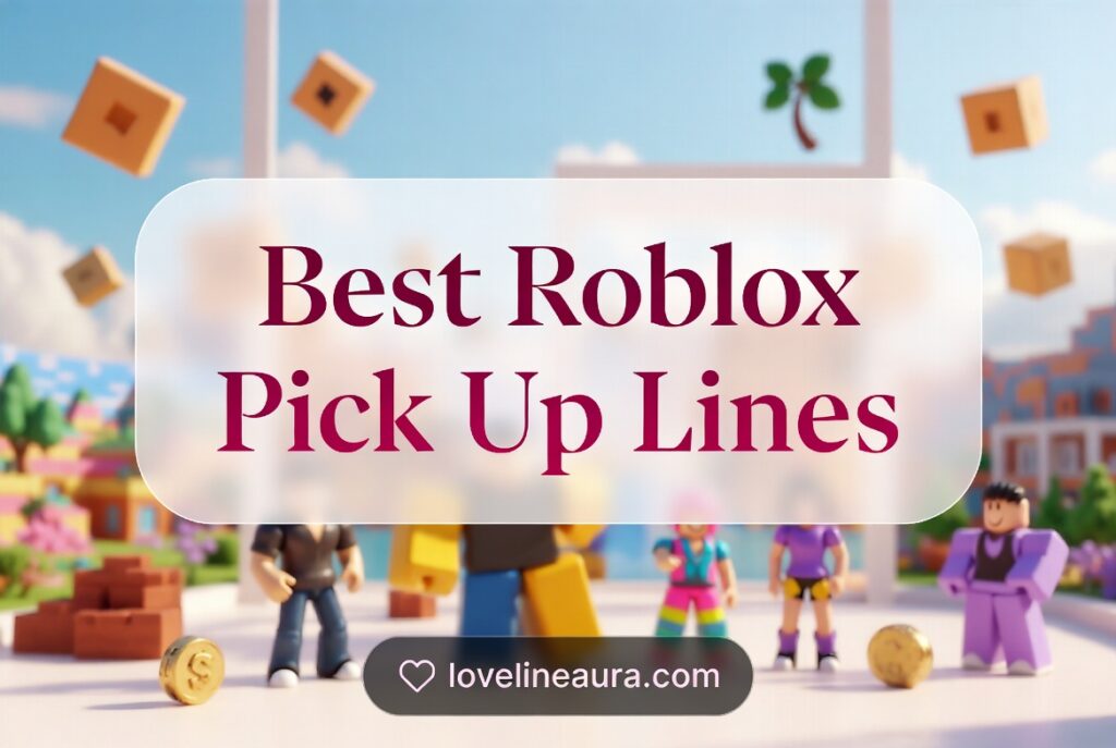 Roblox Pickup Lines