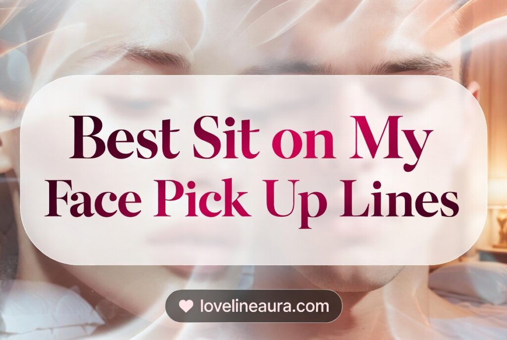 Playful Sit on My Face Pickup Lines