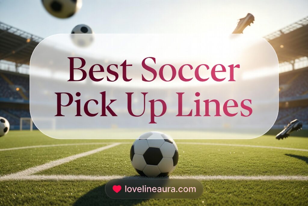 Soccer Pickup Lines