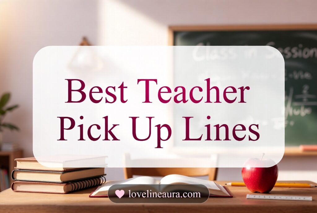 Teacher Pickup Lines
