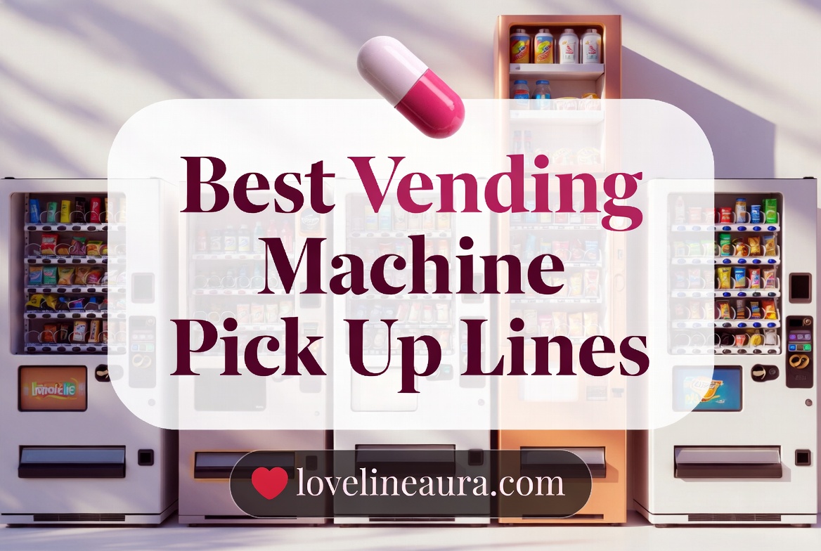 Vending Machine Pickup Lines