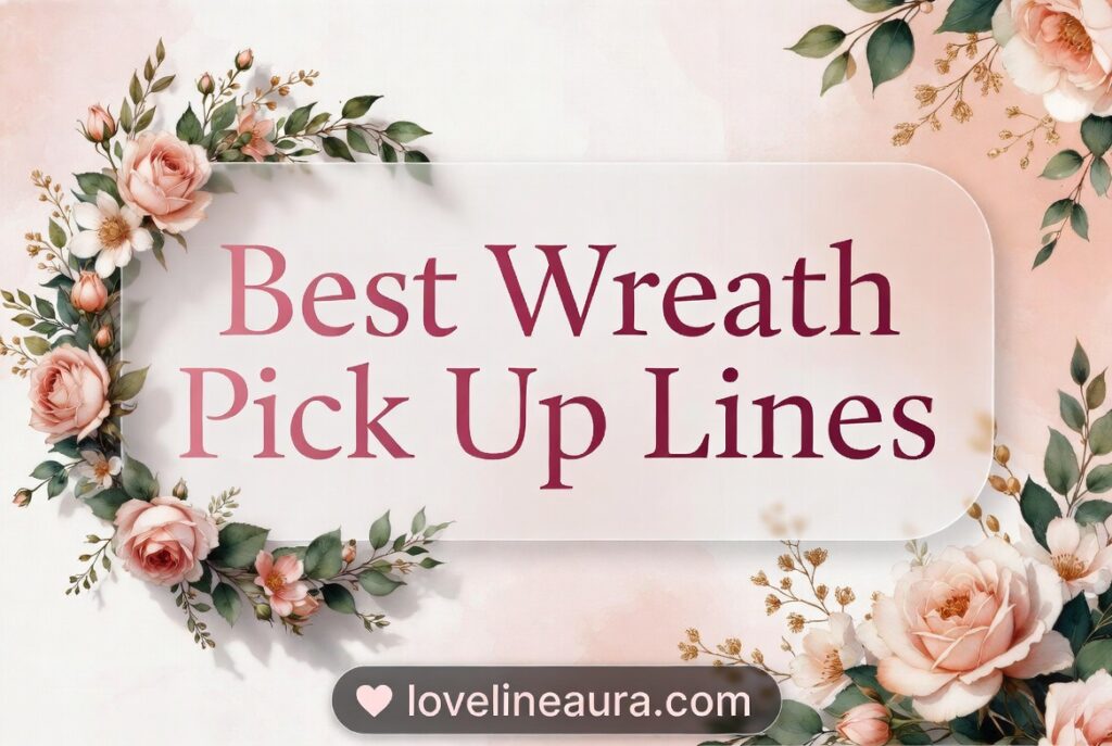 Wreath Pickup Lines