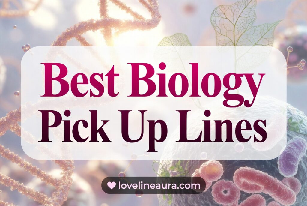 Biology Pickup Lines
