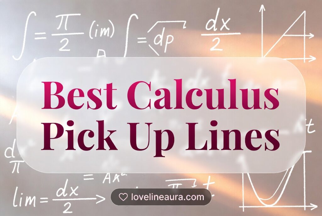 Calculus Pickup Lines