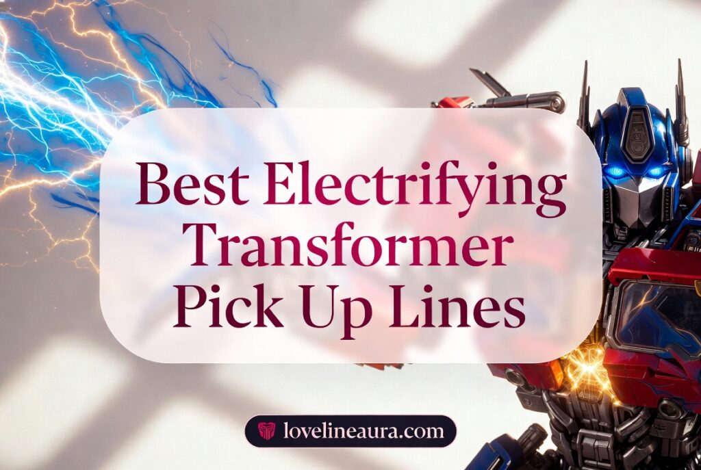 Transformer Pickup Lines