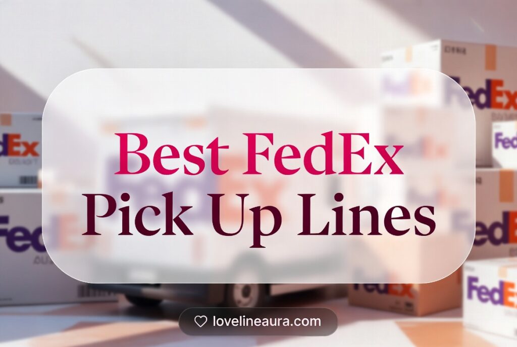 FedEx Pickup Lines
