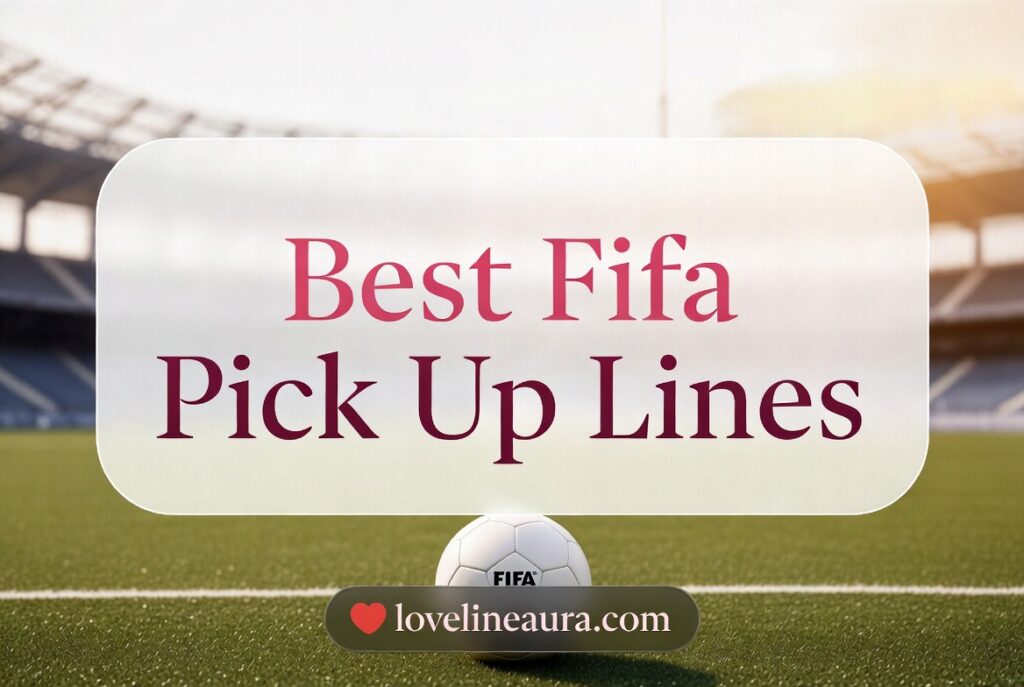 Fifa Pickup Lines