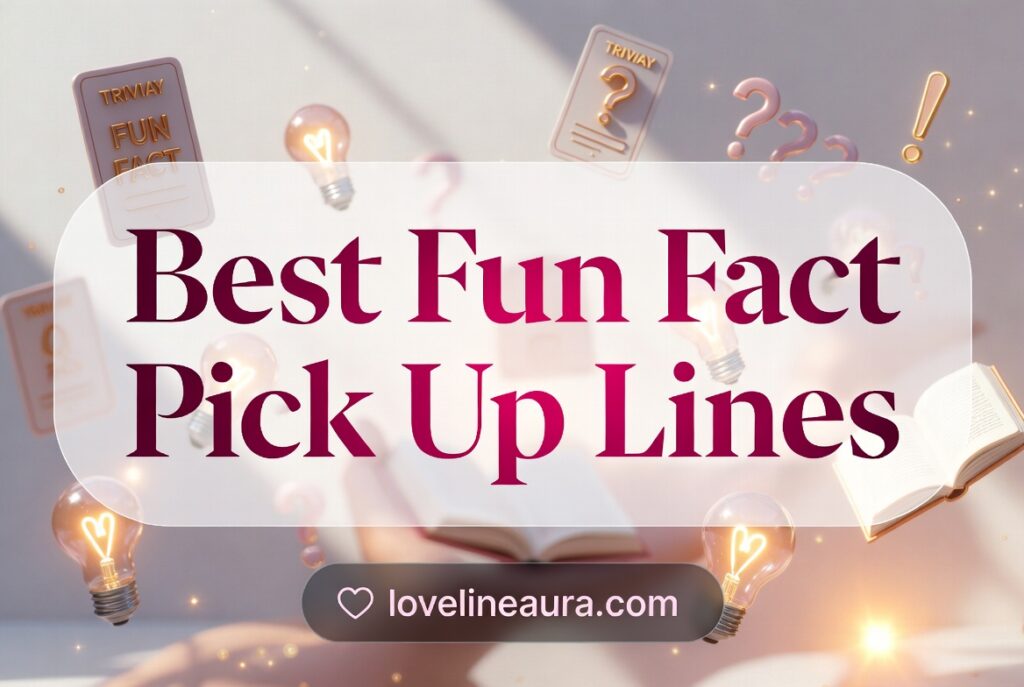Fun Fact Pickup Lines