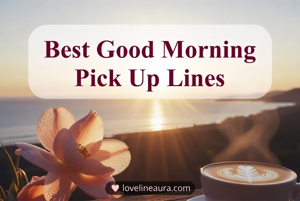 Good Morning Pickup Lines