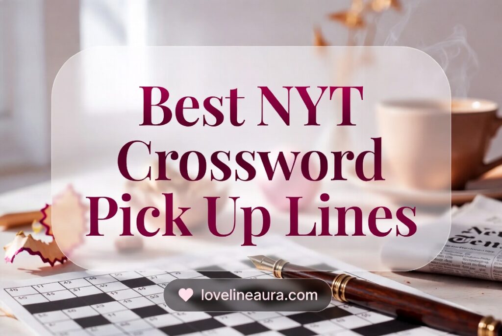 NYT Crossword Pickup Lines