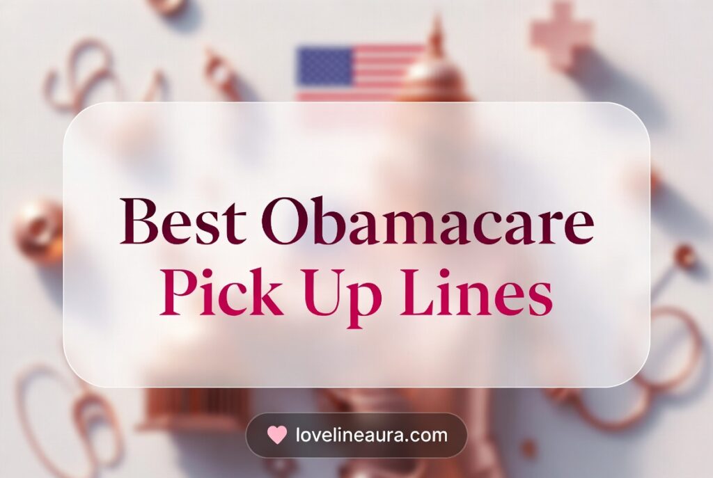Obamacare Pickup Lines