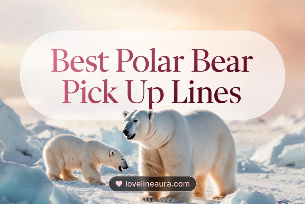 Polar Bear Pickup Lines