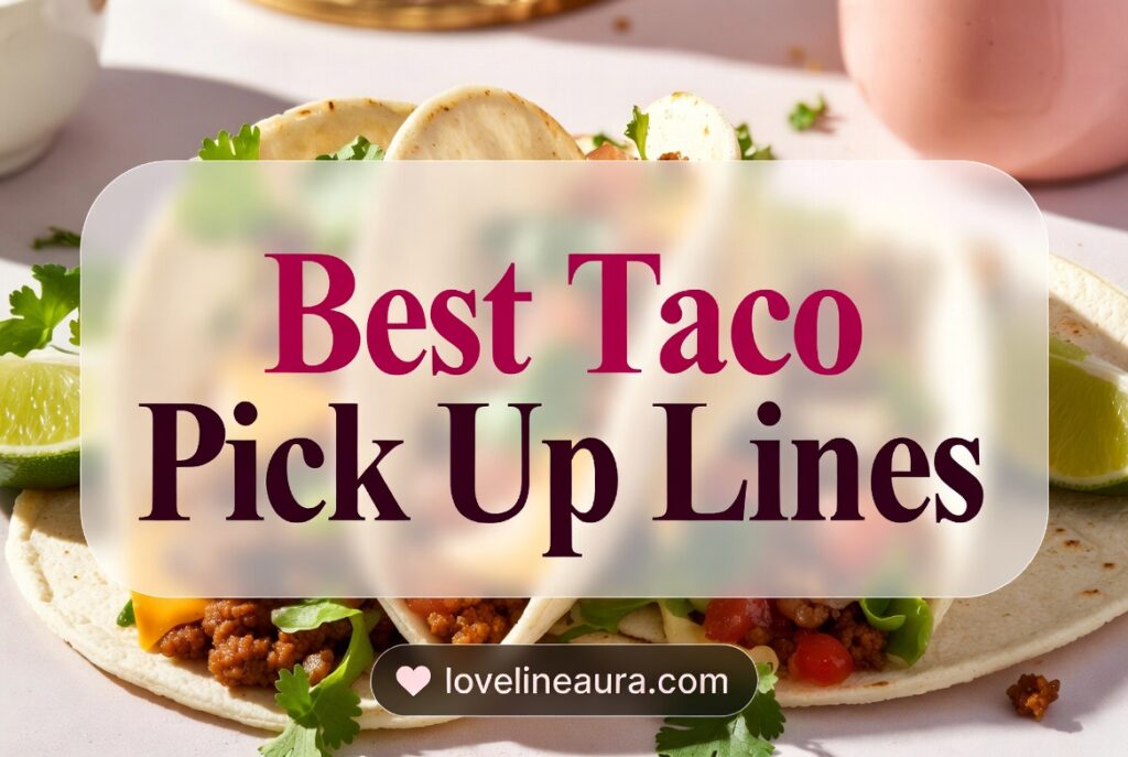 Taco Pickup Lines