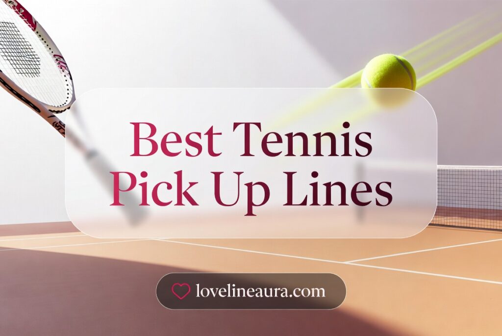 Tennis Pickup Lines