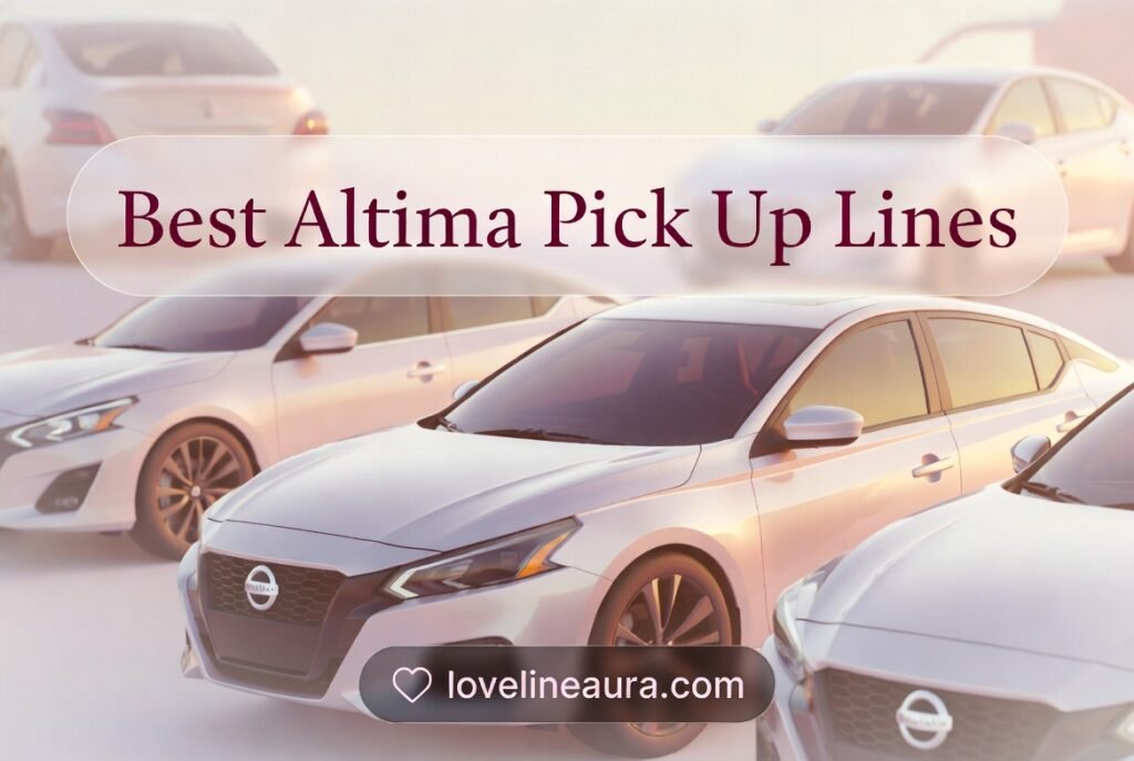 Altima Pickup Lines