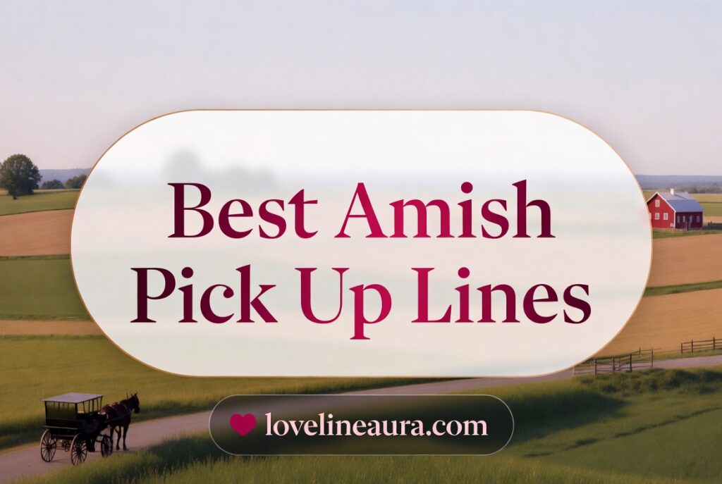 Amish Pickup Lines