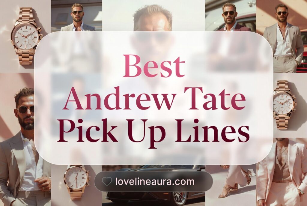Andrew Tate Pickup Lines
