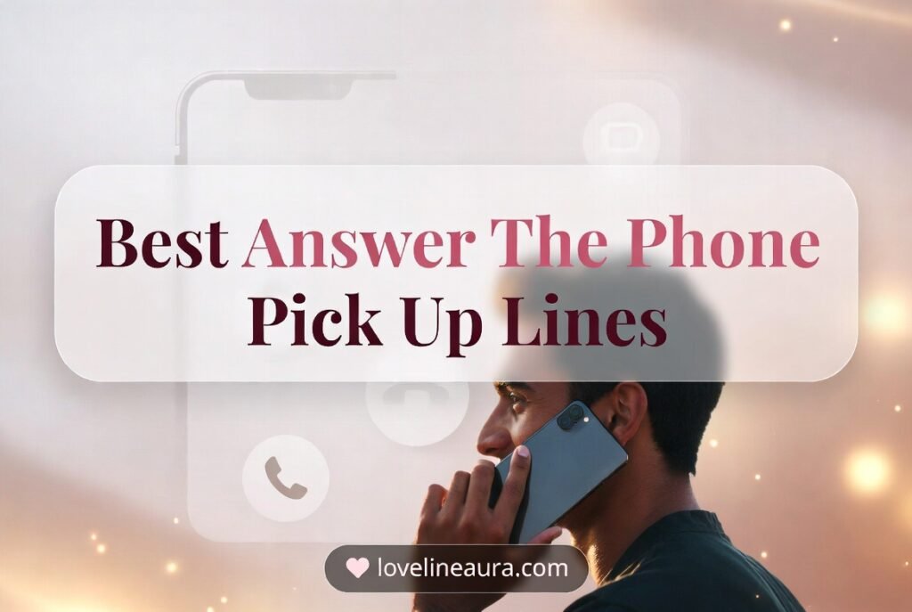 Answer The Phone Pickup Lines