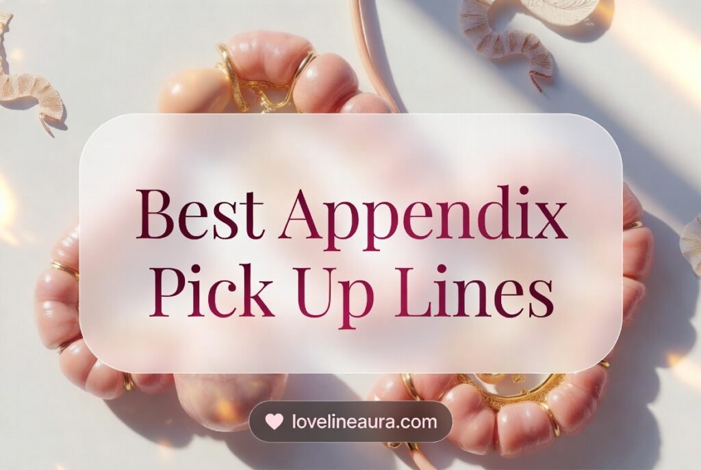 Appendix Pickup Lines