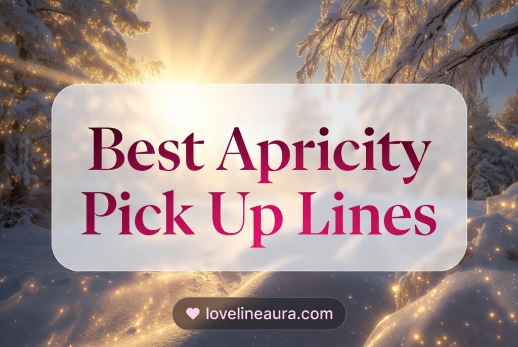Apricity Pick Up Lines