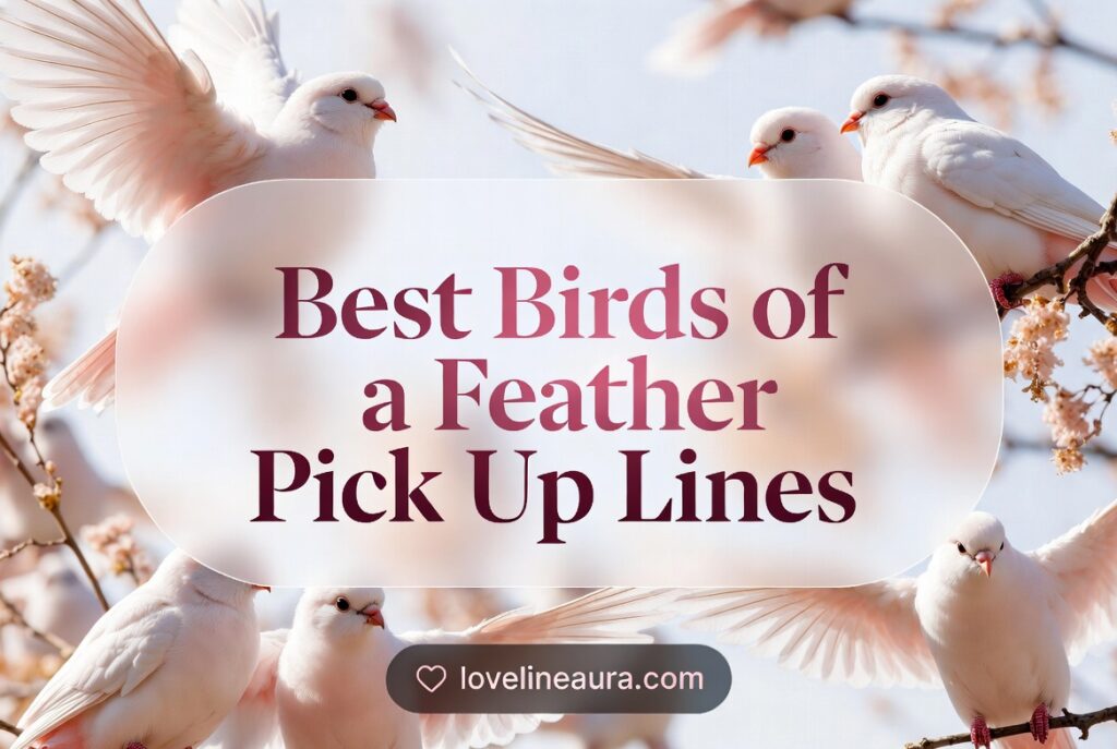 Birds of a Feather Pickup Lines