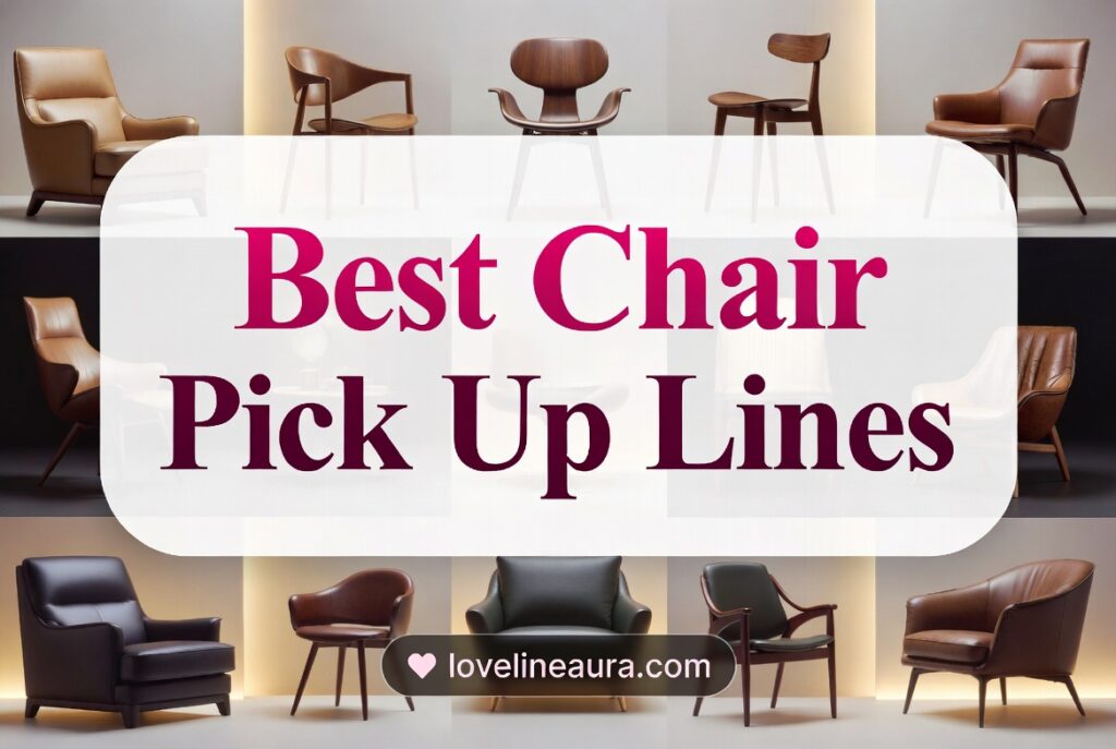 Chair Pickup Lines