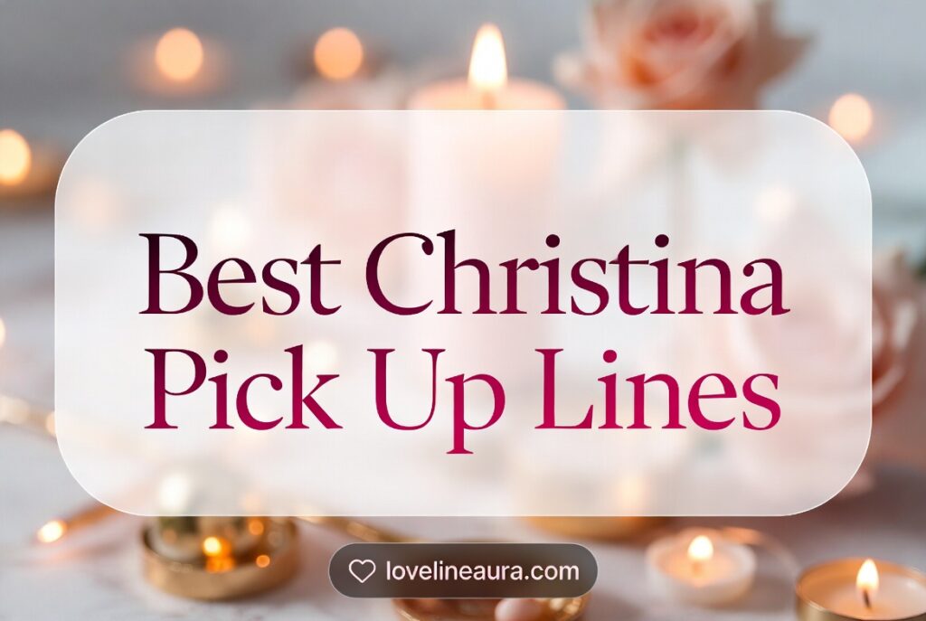 Christina Pick-Up Lines