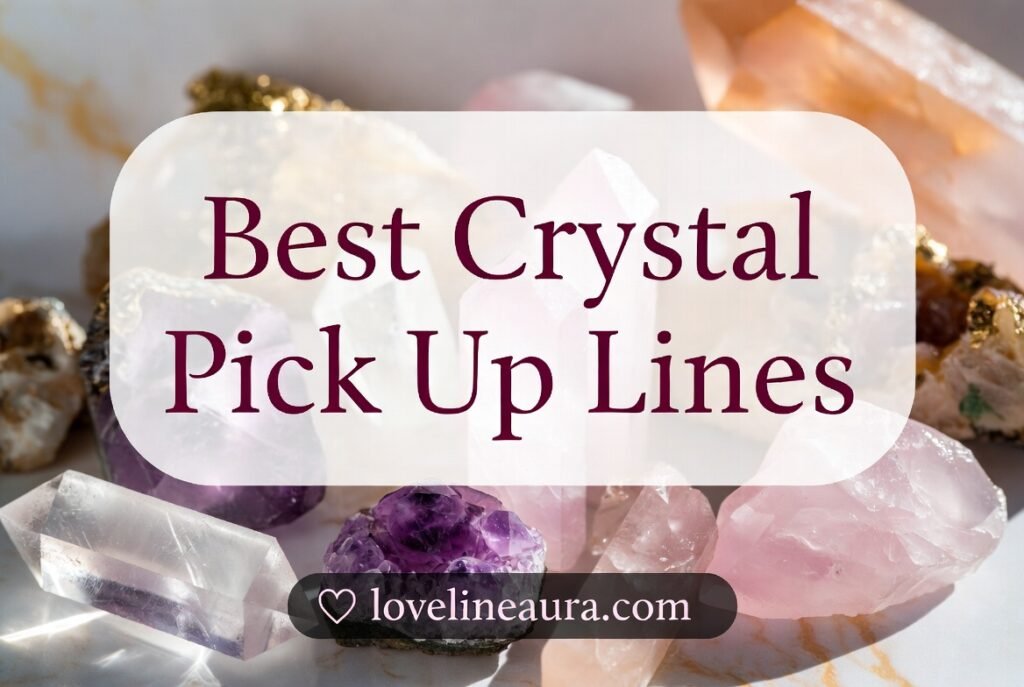 Crystal Pickup Lines