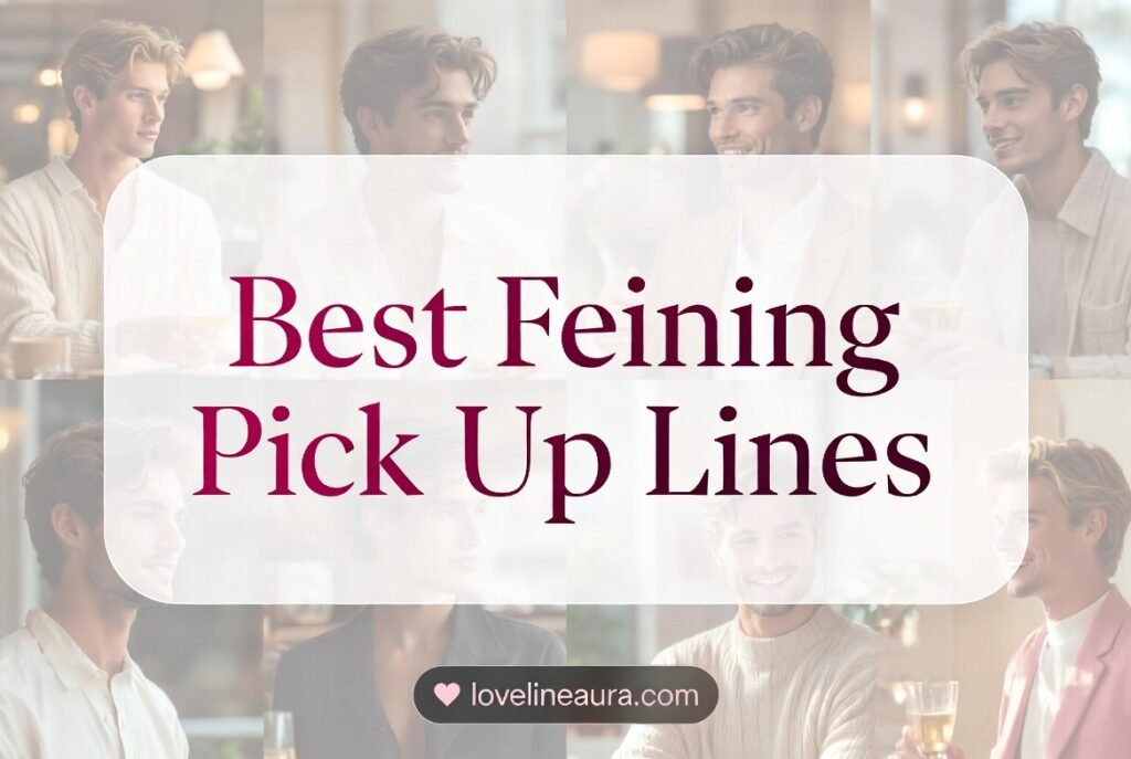 Feining Pickup Lines