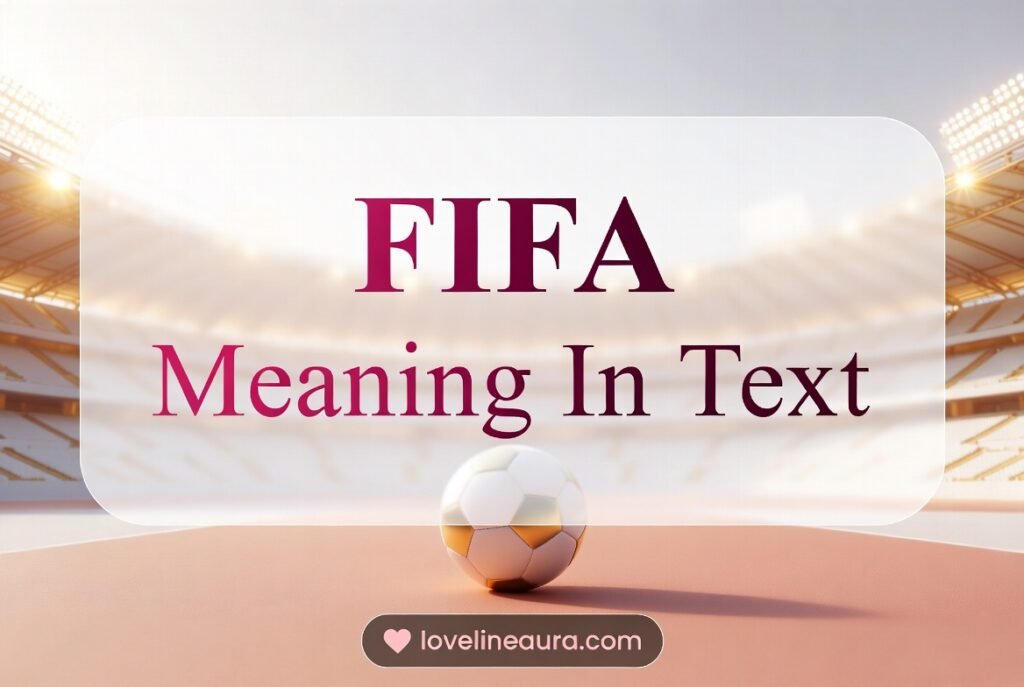 FIFA Meaning in Text