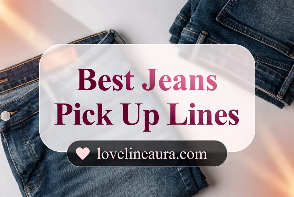 Jeans Pickup Lines