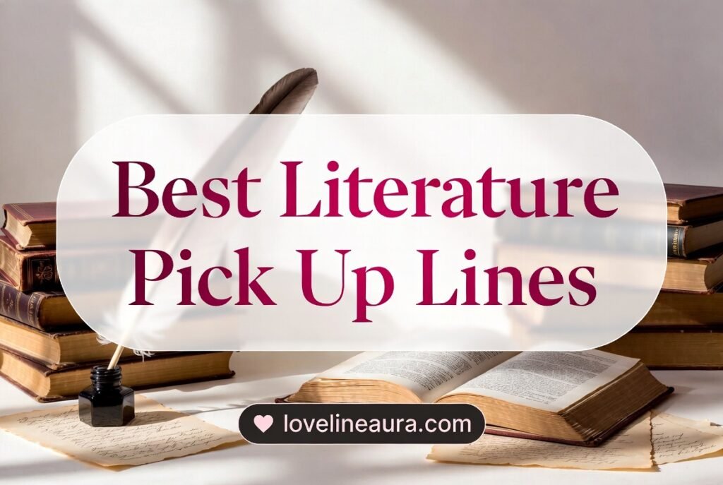 Literature Pickup Lines