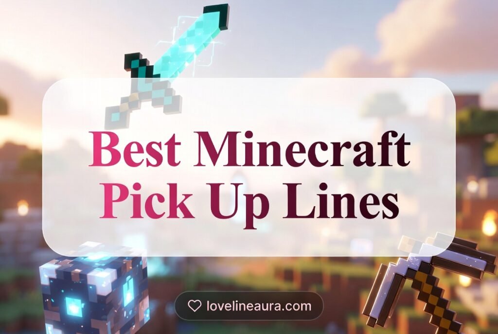 Minecraft Pickup Lines
