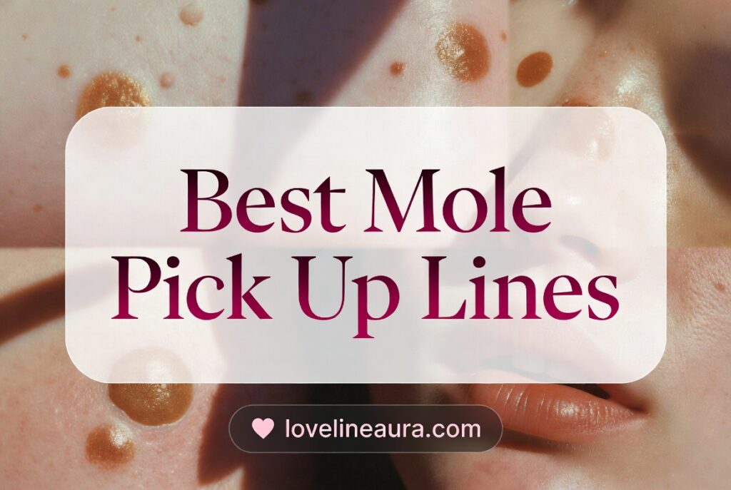 Mole Pickup Lines