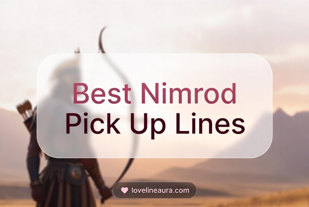 Nimrod Pick Up Lines